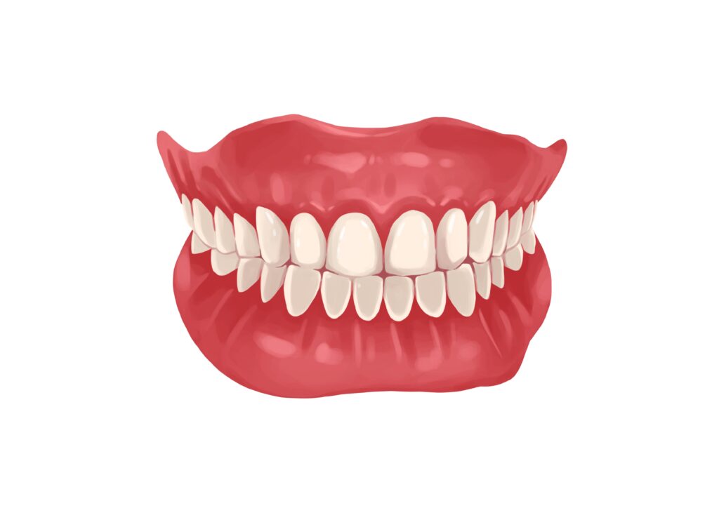 full-upper-and-lower-dentures-front-view-dark-gums-technical-picture_50729733031_o